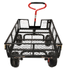 Carro de Carga de Plataforma con Red de Malla y 300 kg (Peldaños)