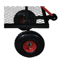 Carro de Carga de Plataforma con Red de Malla y 300 kg (Peldaños)