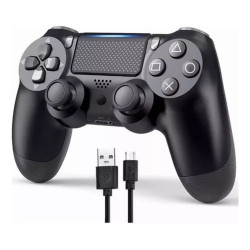 Control inalambrico para videojuegos ps4 radioshack negro (si incluye su batería dr Litio-ion)