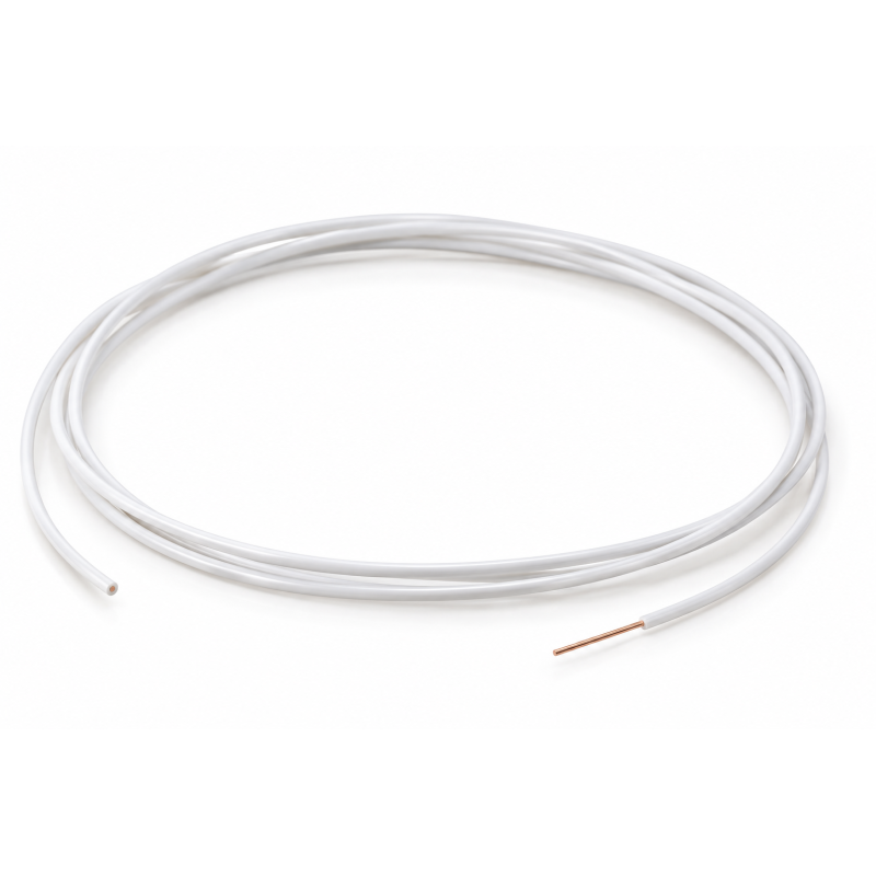 Alambre (1 Hilo) Color Blanco 30 AWG (Precio Por Metro)