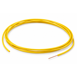 Alambre (1 Hilo) Color Amarillo 30 AWG (Precio Por Metro)