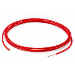 Alambre (1 Hilo) Color Rojo 30 AWG (Precio Por Metro)