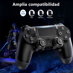 Control inalambrico para videojuegos ps4 radioshack negro (si incluye su batería dr Litio-ion)