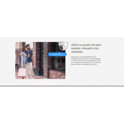 Cámara tipo domo inalámbrica Wi-Fi EZVIZ  c4w