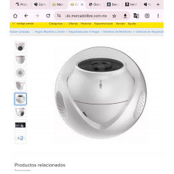 Cámara tipo domo inalámbrica Wi-Fi EZVIZ  c4w