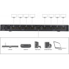 Divisor HDMI 3D 1080P 1X8 (8 puertos, V1.4, alta velocidad, Full HD, 340 MHz, 10,2 Gbps), 8 Port HDMI Splitter