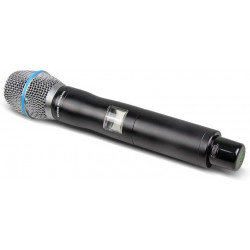 Sistema De Micrófonos Inalámbricos Xtuga GLXD8 Uhf De 2 Canales Con 2 micrófonos 577.1- 593.2Mhz (incluye maletín de transporte)