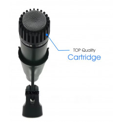 Micrófono profesional de Metal dinámico SM57LC para instrumentos  (incluye cable, clip y estuche)