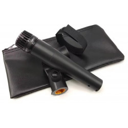 Micrófono profesional de Metal dinámico SM57LC para instrumentos  (incluye cable, clip y estuche)