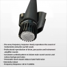 Micrófono profesional de Metal dinámico SM57LC para instrumentos  (incluye cable, clip y estuche)