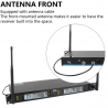 Micrófonos Inalámbricos XTUGA UT120 Uhf 2 Canales 2 micrófonos 535-594Mhz (INCLUYE MALETIN DE TRASNPORTACIóN )