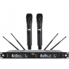 Micrófonos Inalámbricos XTUGA UT120 Uhf 2 Canales 2 micrófonos 535-594Mhz (INCLUYE MALETIN DE TRASNPORTACIóN )