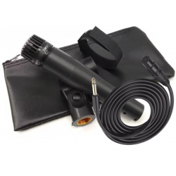 Micrófono profesional de Metal dinámico SM57LC para instrumentos  (incluye cable, clip y estuche)