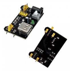 Fuente De Alimentación Para Protoboard MB102 5V 3.3V 0.7A Plug 2.1mm x 5.5mm