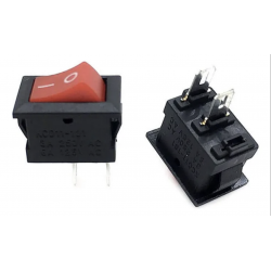 Interruptor Rocker Unipolar 2 Pines 14mm x 10mm x 8mm 250 VCA/6A