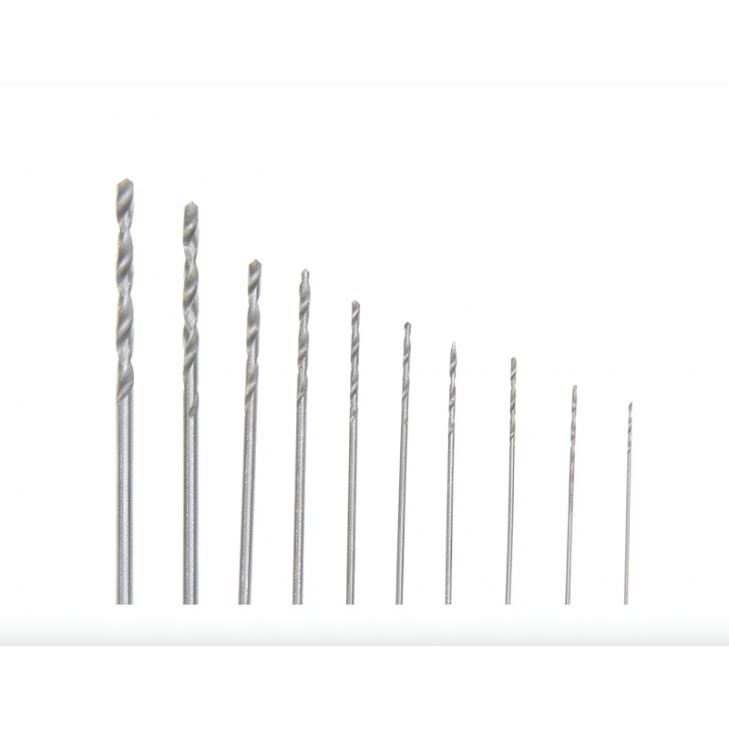 Kits De 10 Brocas Para Circuito Impreso (2 X 0.7mm , 2 X 0.8mm , 2 X 1.0mm, 2 X 1.2mm Y 2 X 1.4mm)