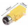 Motorreductor Tonka Velocidad Media Tipo Recto Con Doble Eje 6v 1:48 120RPM 4.5kg/cm