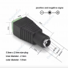 Adaptador Plug 2.1mm x 5.55mm Hembra A Terminal Clema Doble