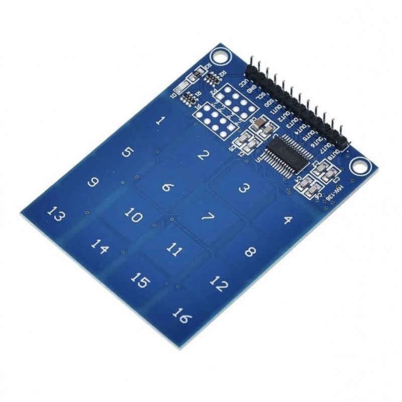 Teclado Matricial 4x4 Capacitivo TTP229