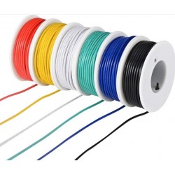 Carrete De Alambre (1 Hilo) 30 AWG 230 Mts.