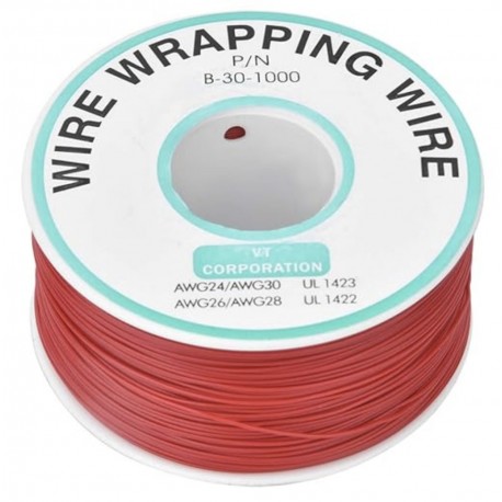 Carrete De Alambre (1 Hilo) 30 AWG 230 Mts.