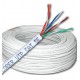 Cable UTP Doble Forro Para Exterior Cat5e Blanco B30W (Por Metro)