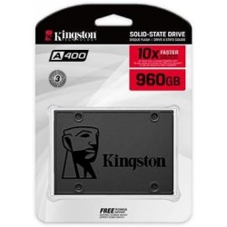 UNIDAD DE ESTADO SOLIDO SSD KINGSTON A400 960GB 2.5 SATA3 7MM LECT.500/ESCR.450MBS SA400S37/960G