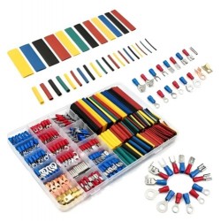 Kit Terminales para cables Eléctricos+Mangas Termocontráctiles