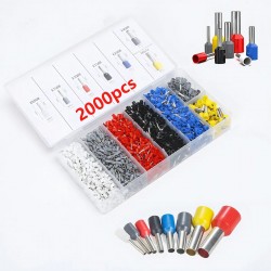 Kit de Terminales Eléctricas Aisladas 2000 Pzs (Tipo Férula)